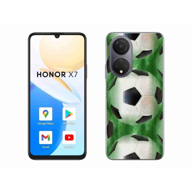 Gélový kryt mmCase na mobil Honor X7 - futbalová lopta