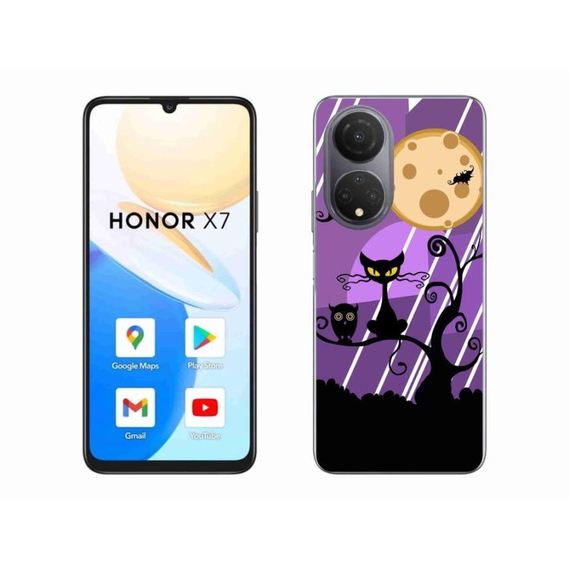 Gélový kryt mmCase na mobil Honor X7 - halloween