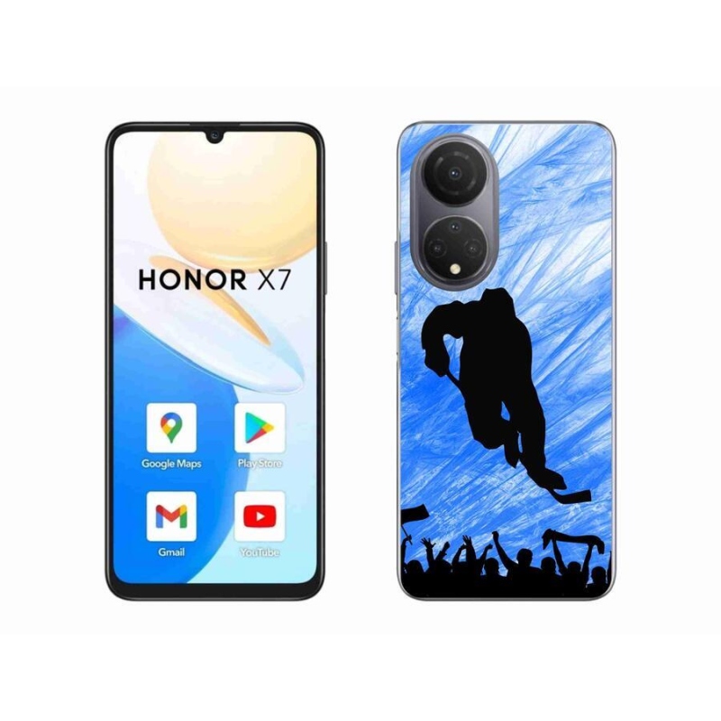 Gélový kryt mmCase na mobil Honor X7 - hokejový hráč