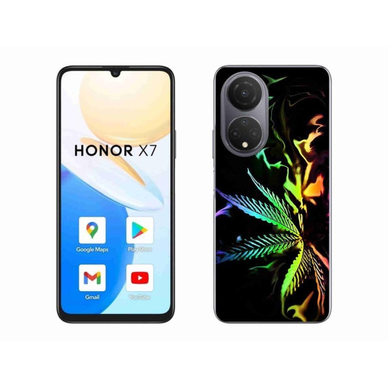 Gélový kryt mmCase na mobil Honor X7 - konope 2