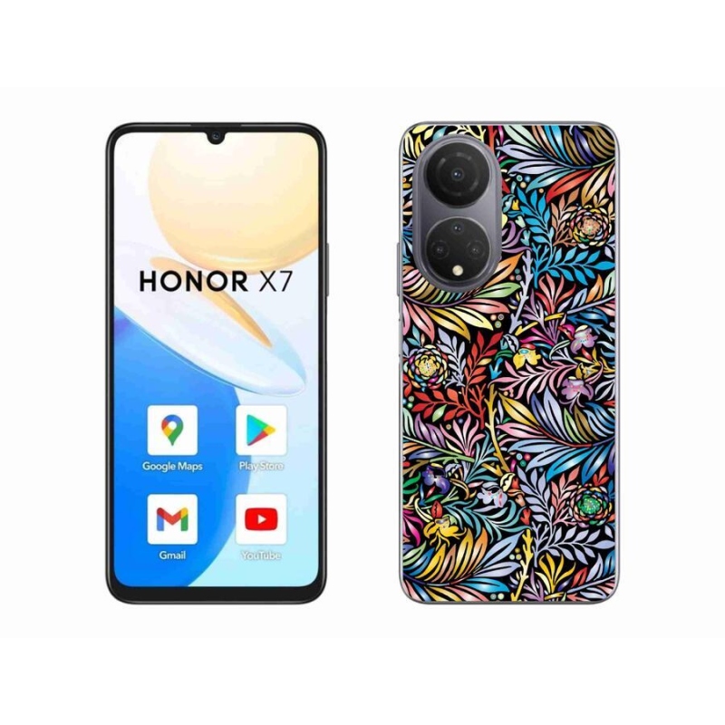 Gélový kryt mmCase na mobil Honor X7 - kvety 5