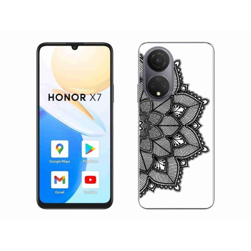 Gélový kryt mmCase na mobil Honor X7 - mandala