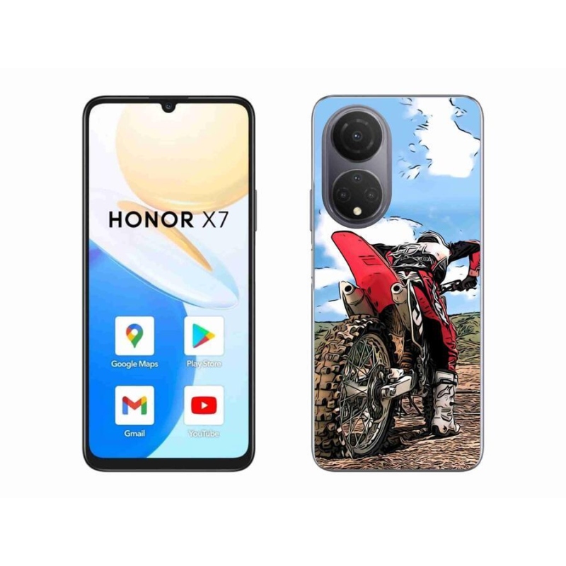 Gélový kryt mmCase na mobil Honor X7 - moto