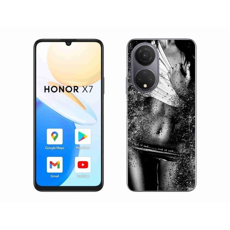 Gélový kryt mmCase na mobil Honor X7 - sexy žena 1