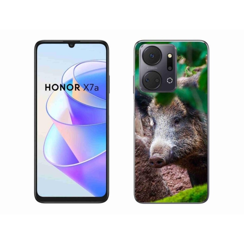 Gélový kryt mmCase na mobil Honor X7a - divoké prasa