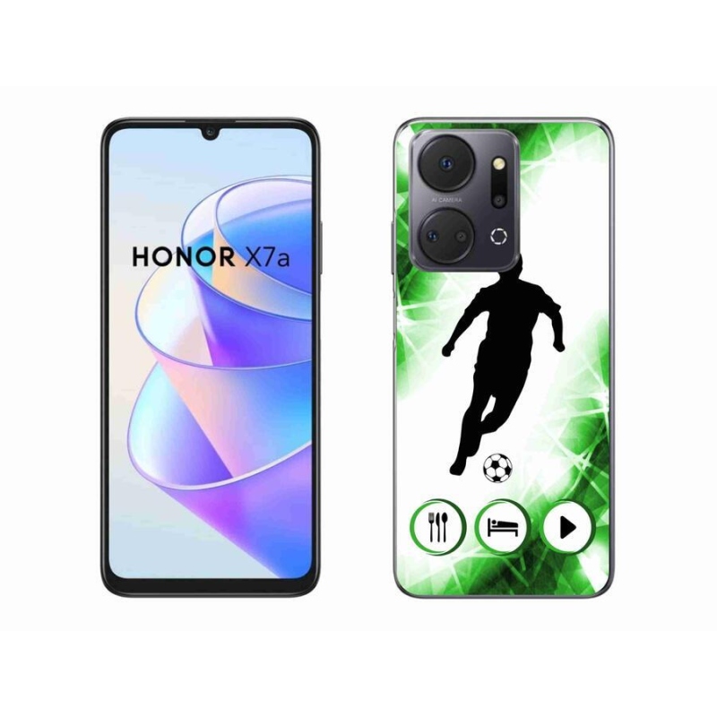Gélový kryt mmCase na mobil Honor X7a - futbalista