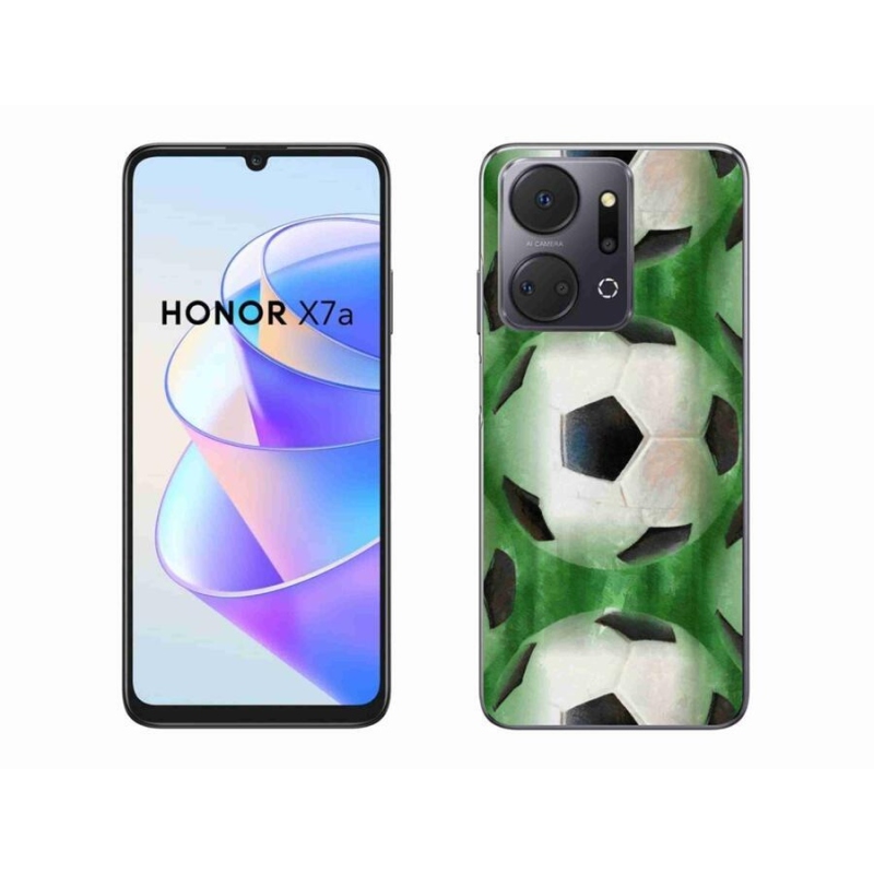 Gélový kryt mmCase na mobil Honor X7a - futbalová lopta