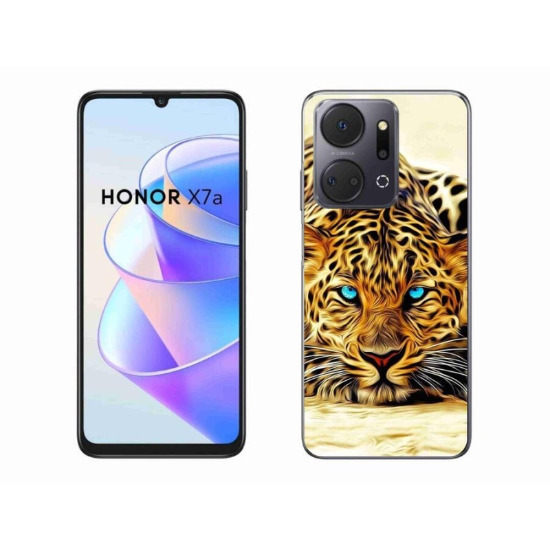 Gélový kryt mmCase na mobil Honor X7a - kreslený tiger