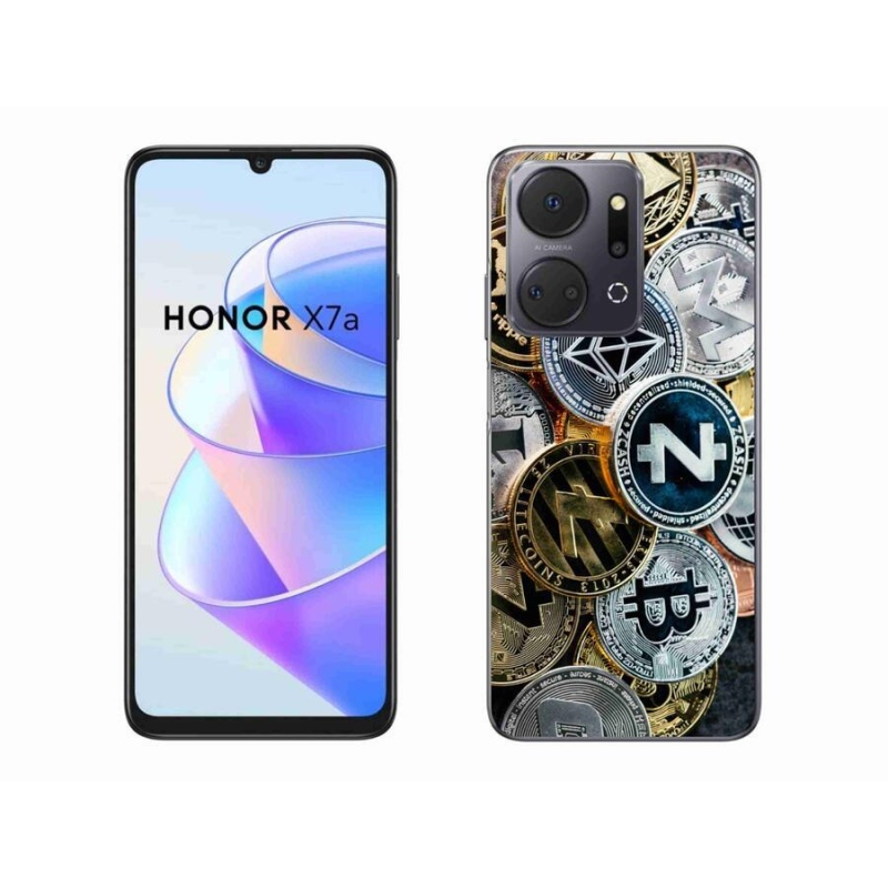 Gélový kryt mmCase na mobil Honor X7a - kryptomeny
