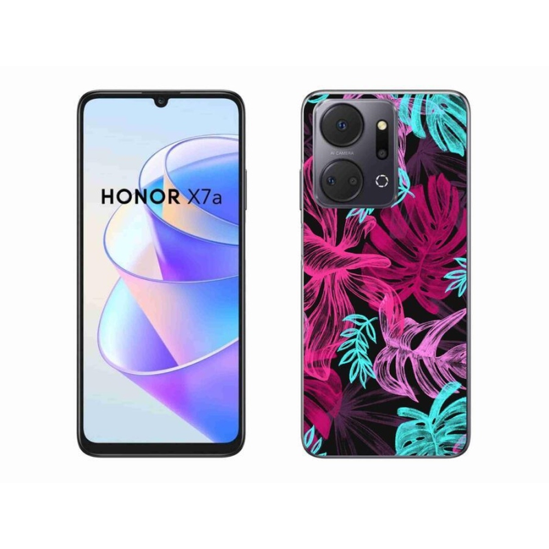 Gélový kryt mmCase na mobil Honor X7a - kvety 1