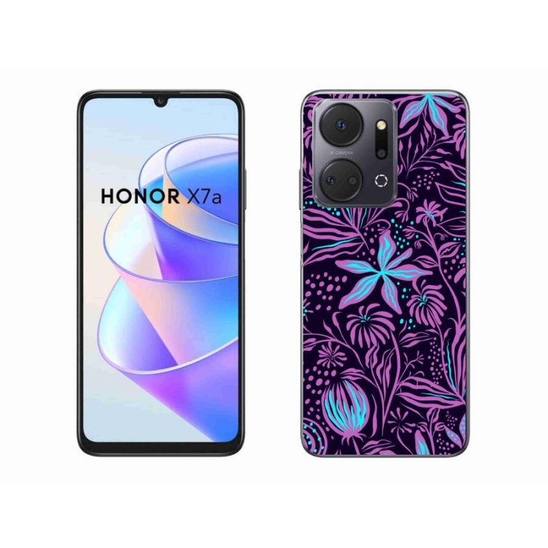 Gélový kryt mmCase na mobil Honor X7a - kvety 2