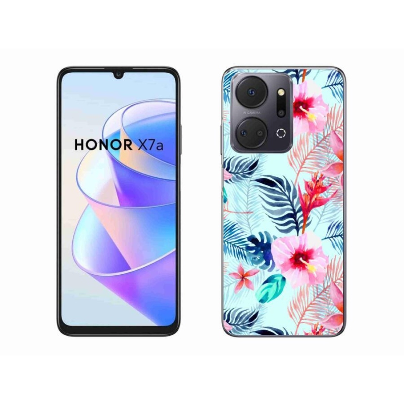 Gélový kryt mmCase na mobil Honor X7a - kvety
