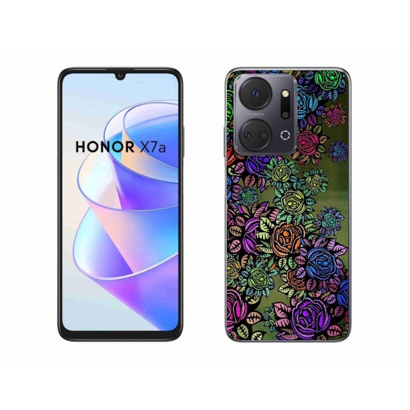 Gélový kryt mmCase na mobil Honor X7a - kvety 6