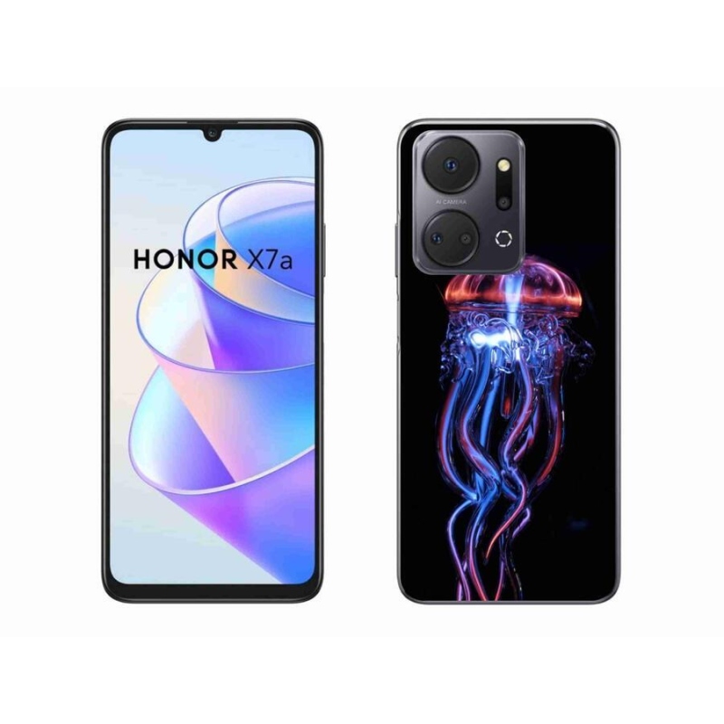 Gélový kryt mmCase na mobil Honor X7a - medúza