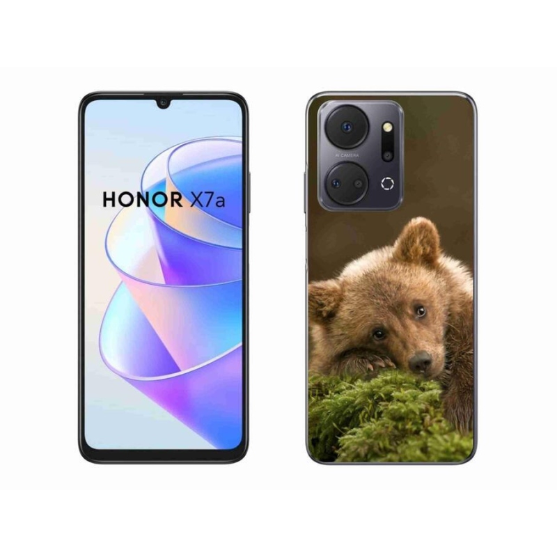 Gélový kryt mmCase na mobil Honor X7a - medveď