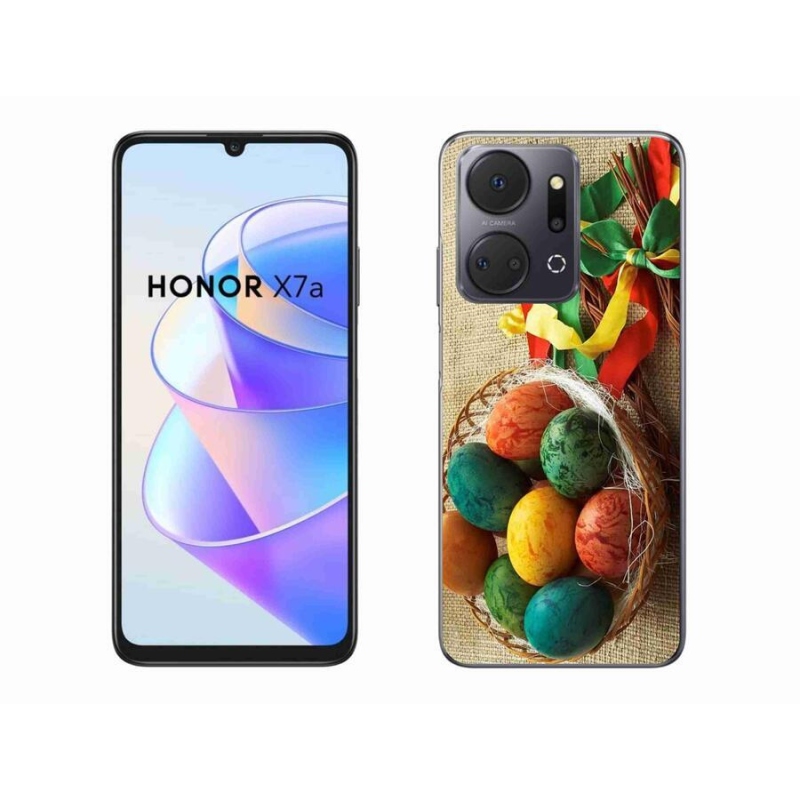 Gélový kryt mmCase na mobil Honor X7a - korbáče a vajíčka