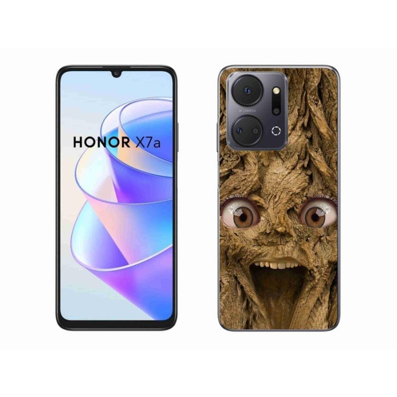 Gélový kryt mmCase na mobil Honor X7a - veselý strom s očami