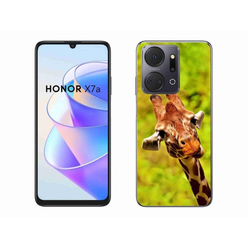 Gélový kryt mmCase na mobil Honor X7a - žirafa