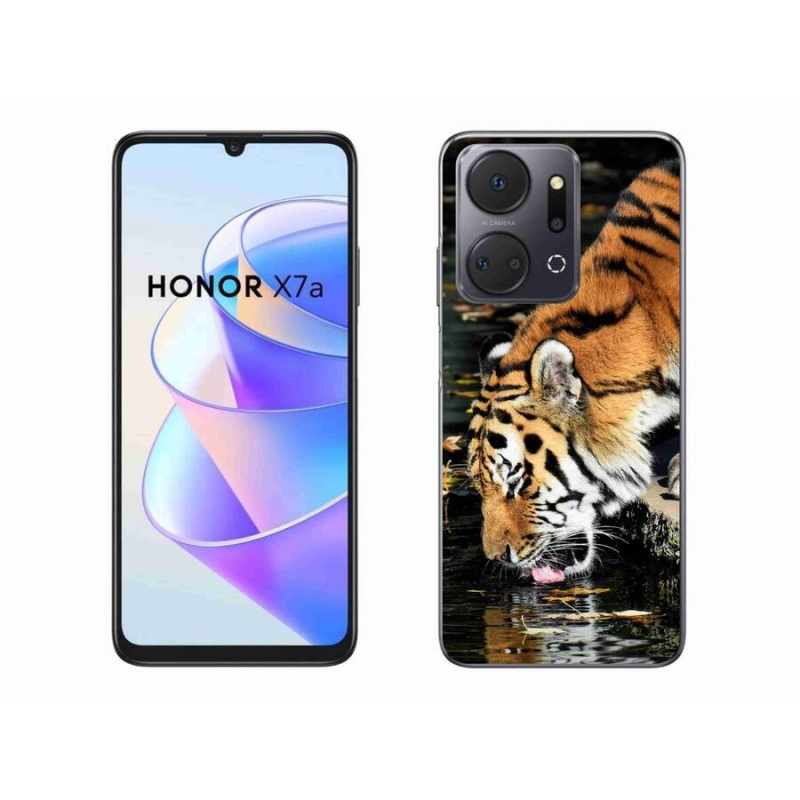 Gélový kryt mmCase na mobil Honor X7a - smädný tiger