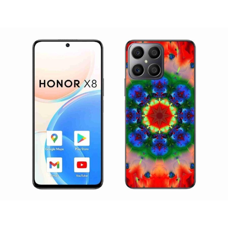 Gélový kryt mmCase na mobil Honor X8 4G - abstrakt 5