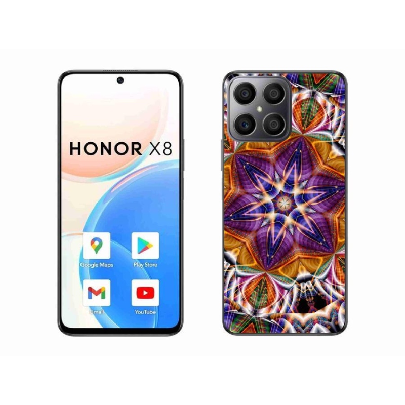 Gélový kryt mmCase na mobil Honor X8 4G - abstrakt 6