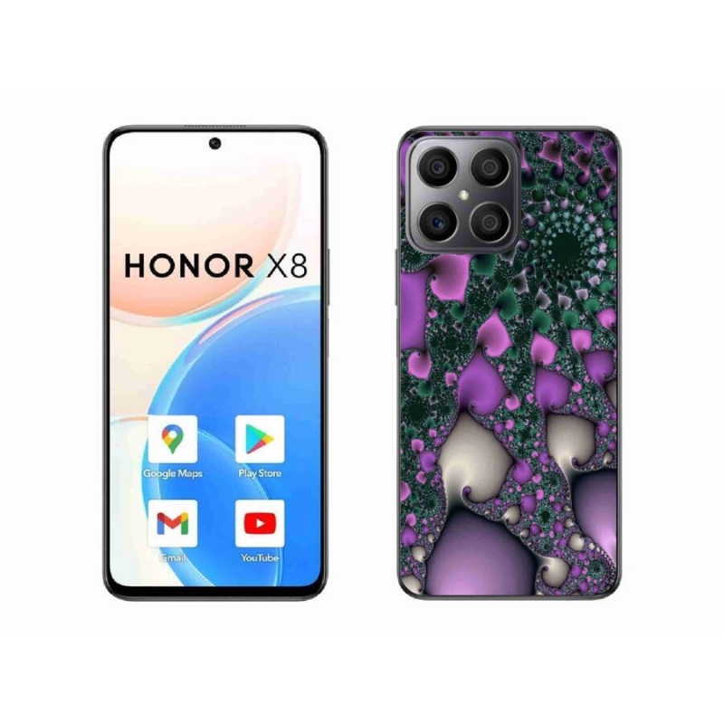 Gélový kryt mmCase na mobil Honor X8 4G - abstrakt 7