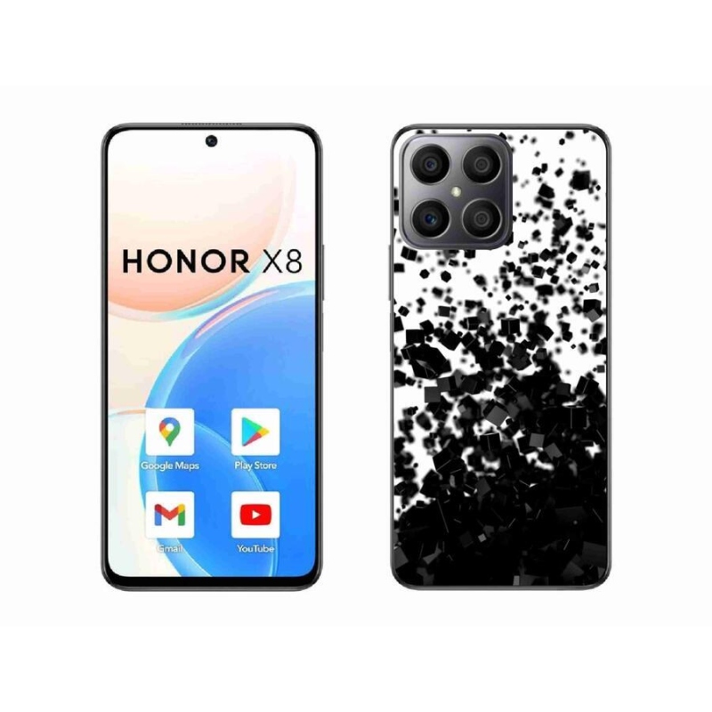 Gélový kryt mmCase na mobil Honor X8 4G - abstraktný vzor 1