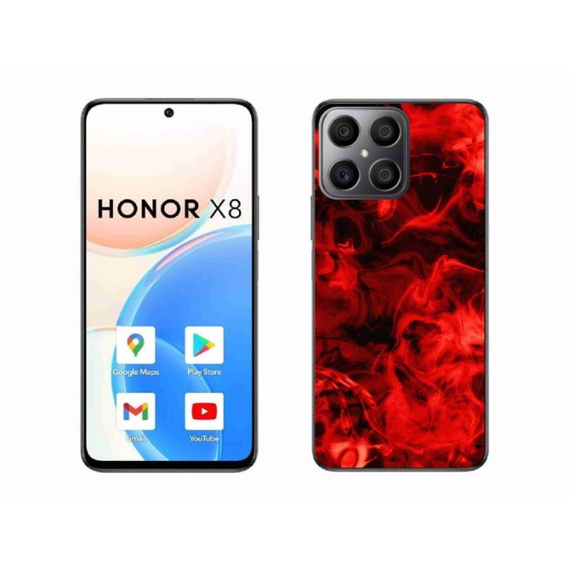 Gélový kryt mmCase na mobil Honor X8 4G - abstraktný vzor 11