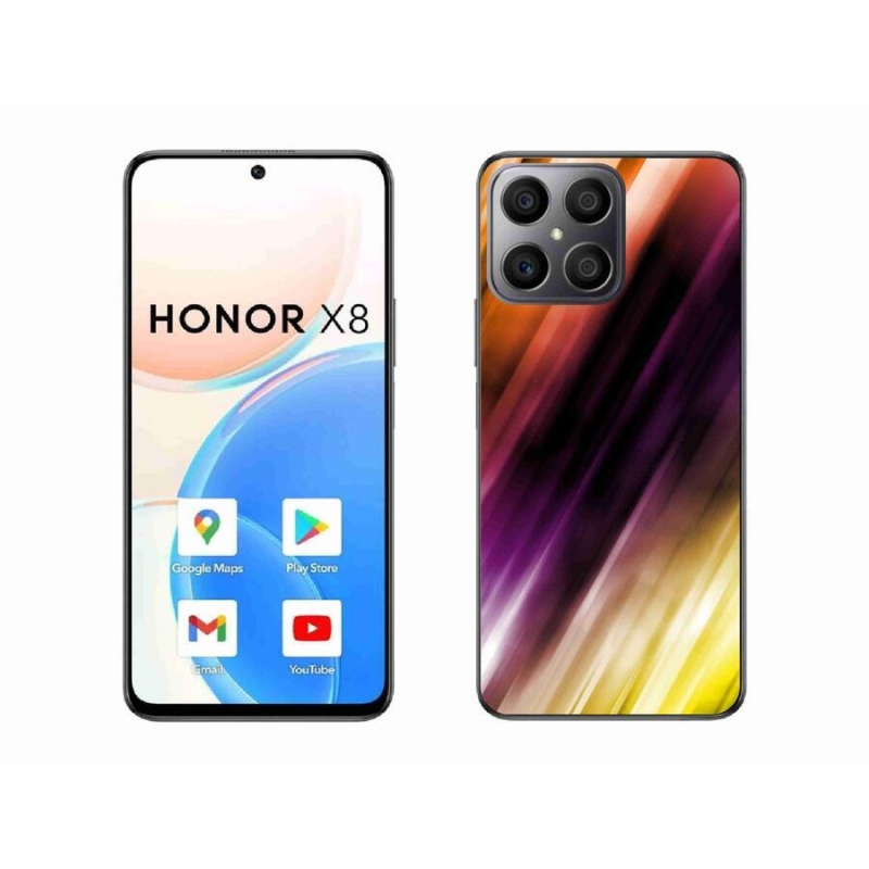 Gélový kryt mmCase na mobil Honor X8 4G - abstraktný vzor 5