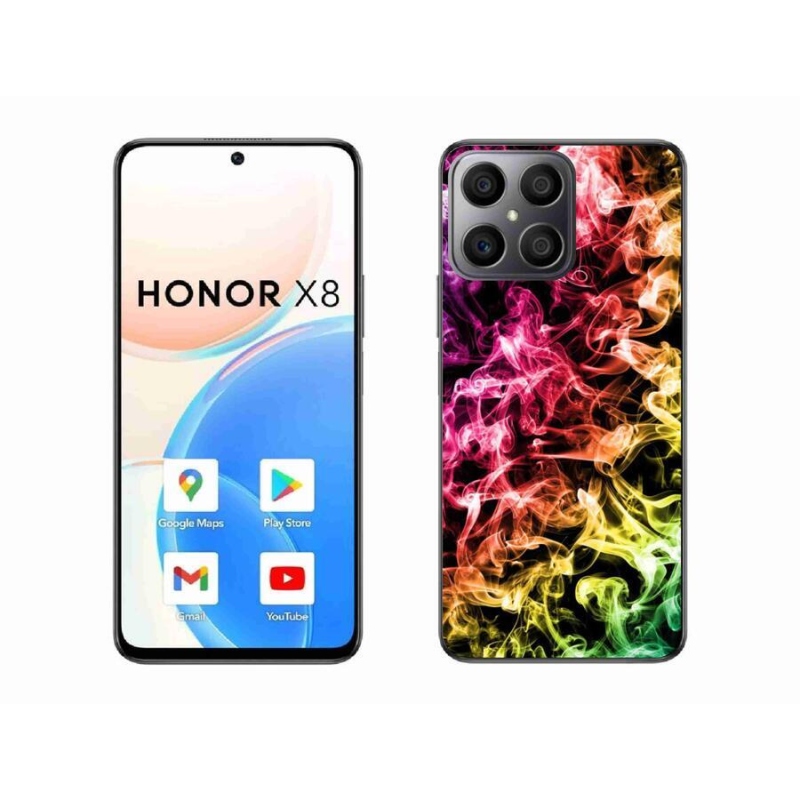 Gélový kryt mmCase na mobil Honor X8 4G - abstraktný vzor 6