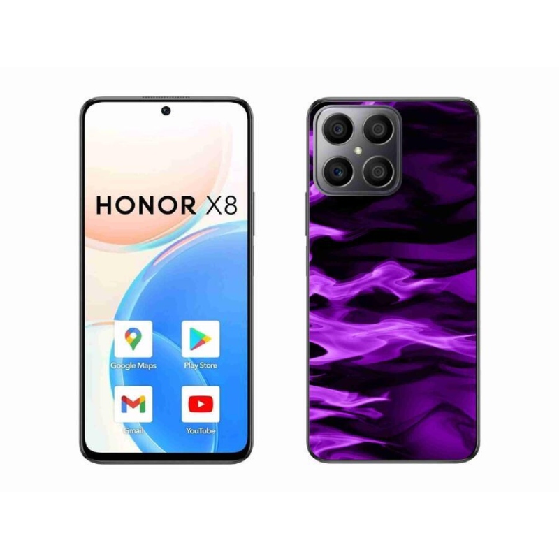 Gélový kryt mmCase na mobil Honor X8 4G - abstraktný vzor 9