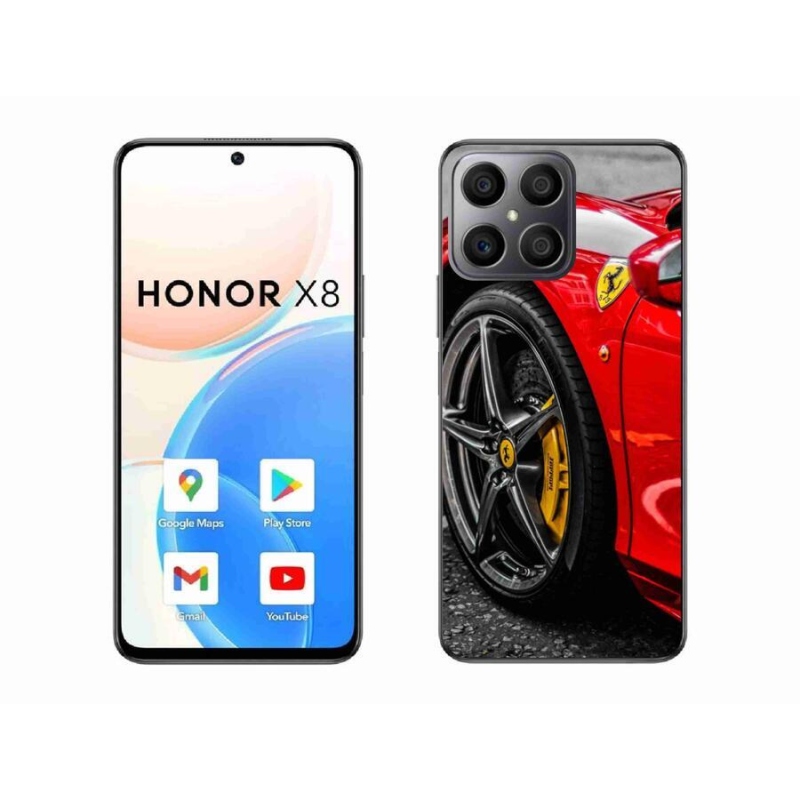 Gélový kryt mmCase na mobil Honor X8 4G - auto 1