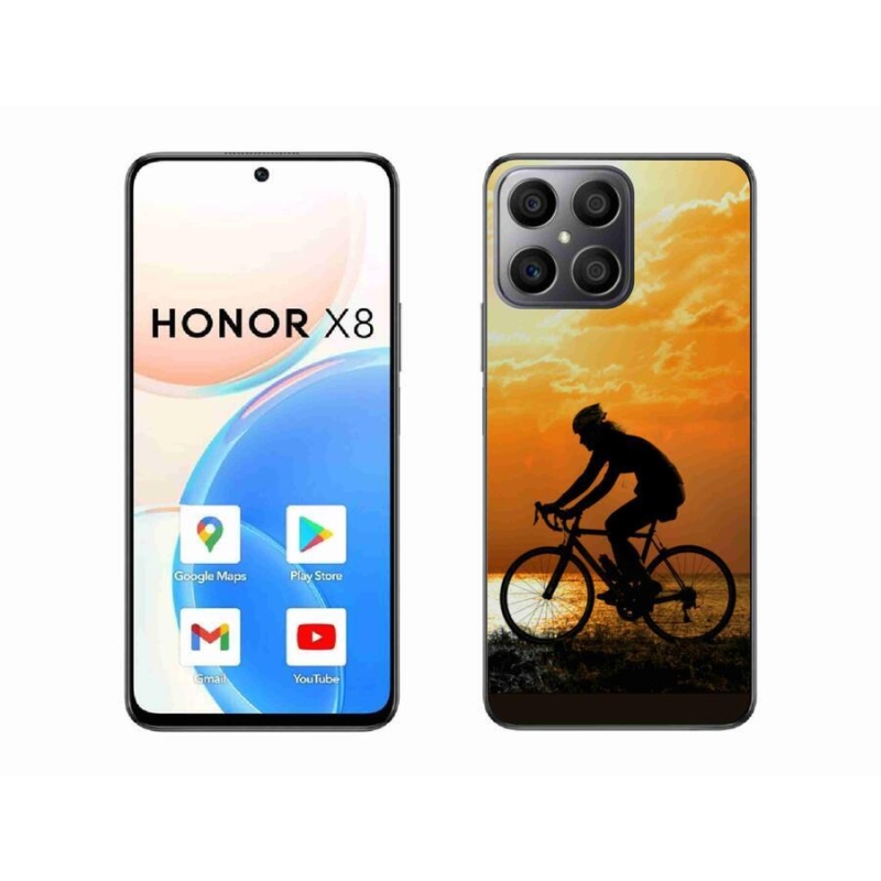 Gélový kryt mmCase na mobil Honor X8 4G - cyklovýlet