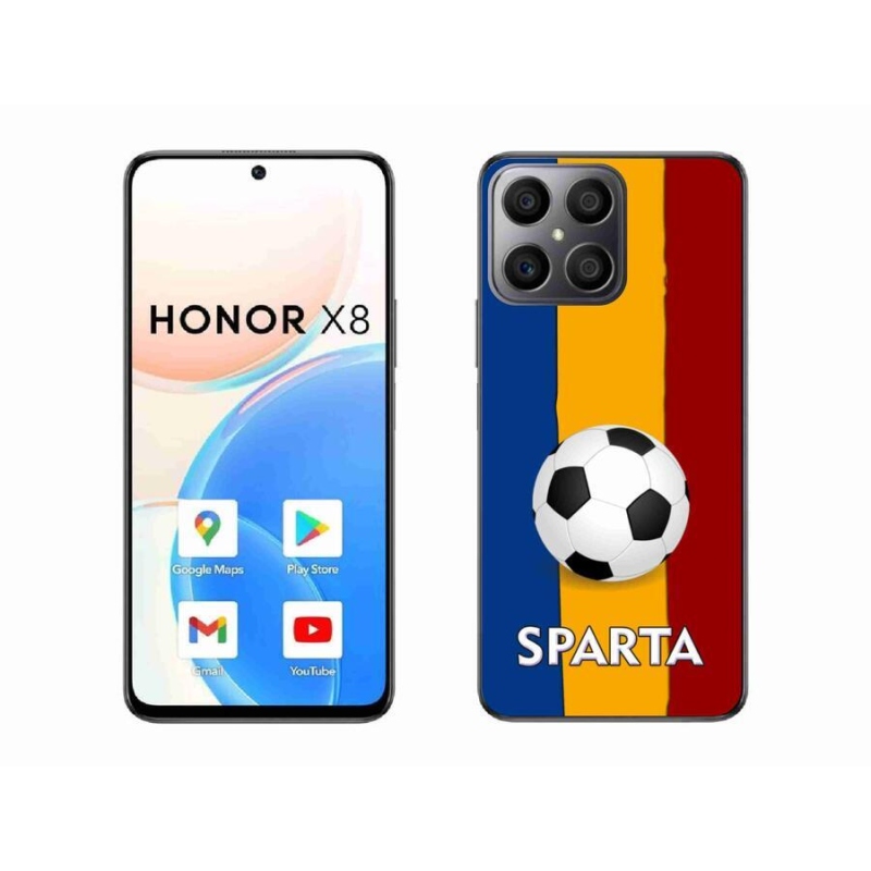 Gélový kryt mmCase na mobil Honor X8 4G - futbal 1