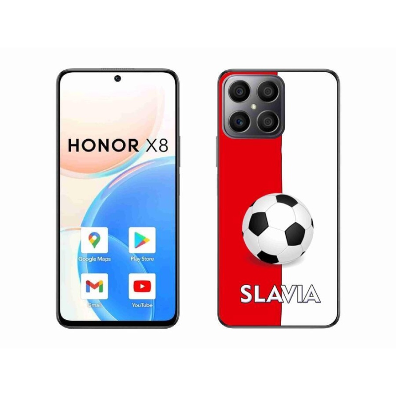 Gélový kryt mmCase na mobil Honor X8 4G - futbal 2
