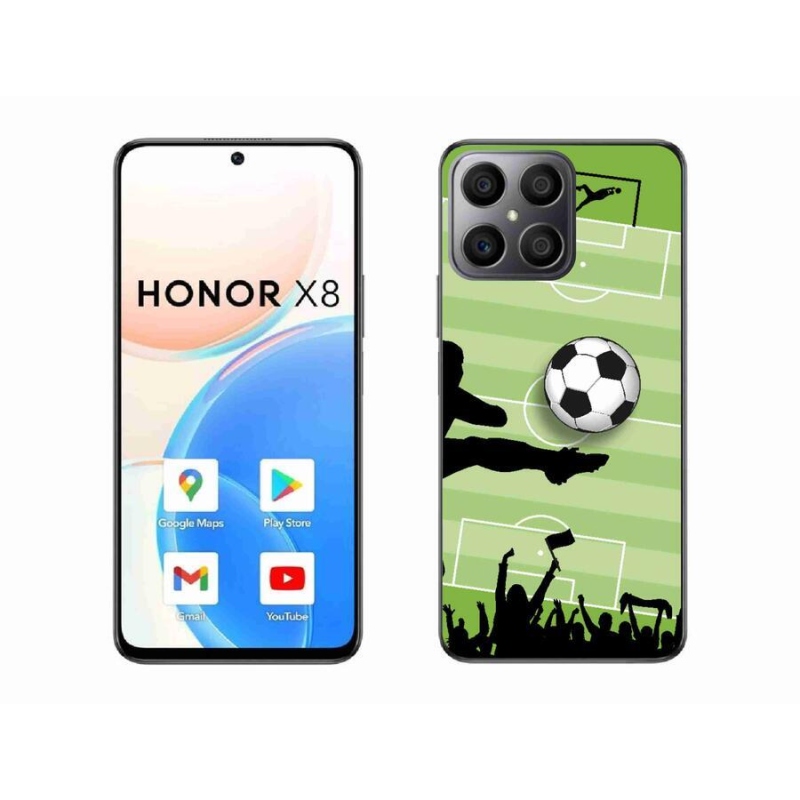 Gélový kryt mmCase na mobil Honor X8 4G - futbal 3