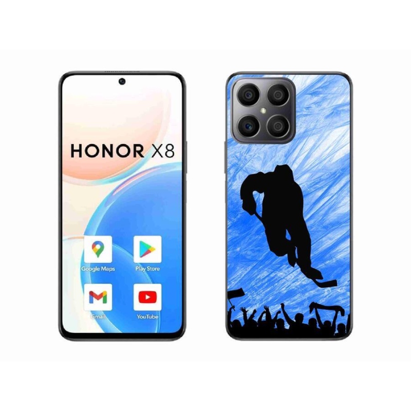 Gélový kryt mmCase na mobil Honor X8 4G - hokejový hráč