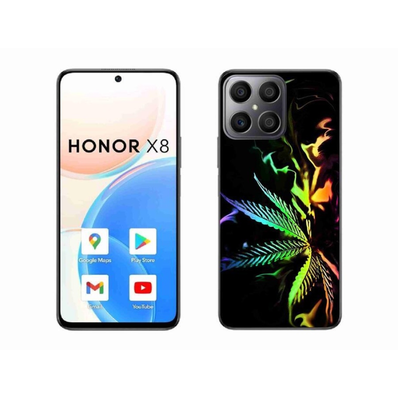 Gélový kryt mmCase na mobil Honor X8 4G - konope 2