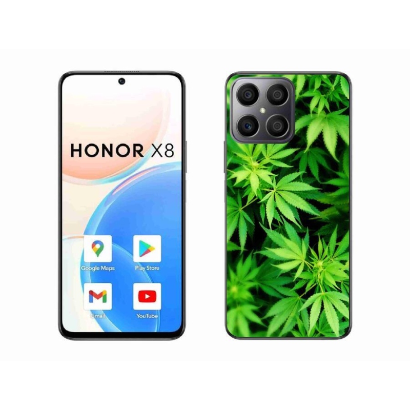 Gélový kryt mmCase na mobil Honor X8 4G - konope 3