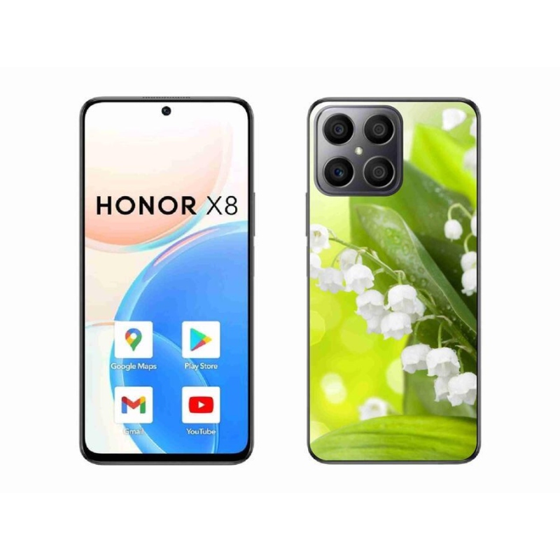 Gélový kryt mmCase na mobil Honor X8 4G - konvalinka
