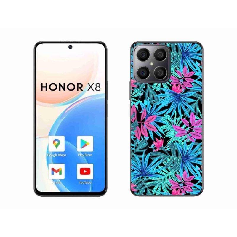 Gélový kryt mmCase na mobil Honor X8 4G - kvety 3