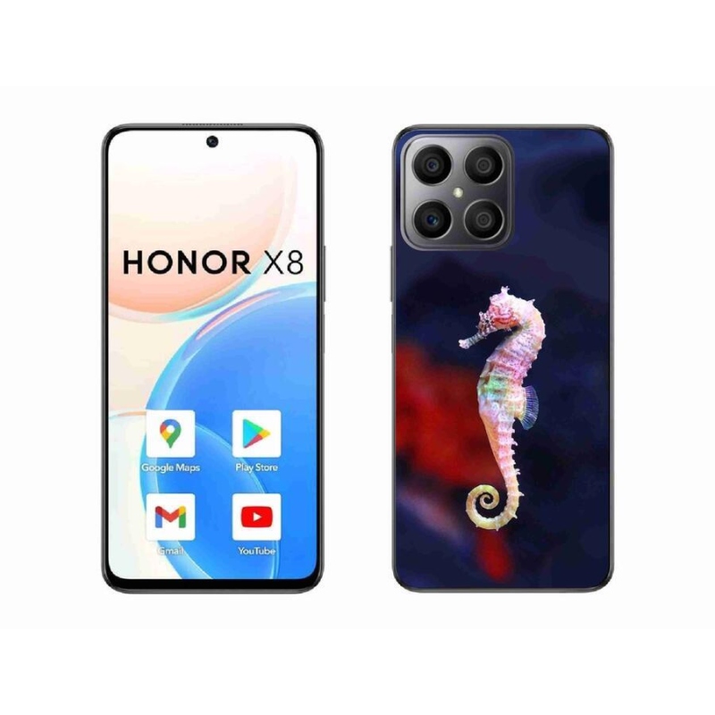 Gélový kryt mmCase na mobil Honor X8 4G - morský koník