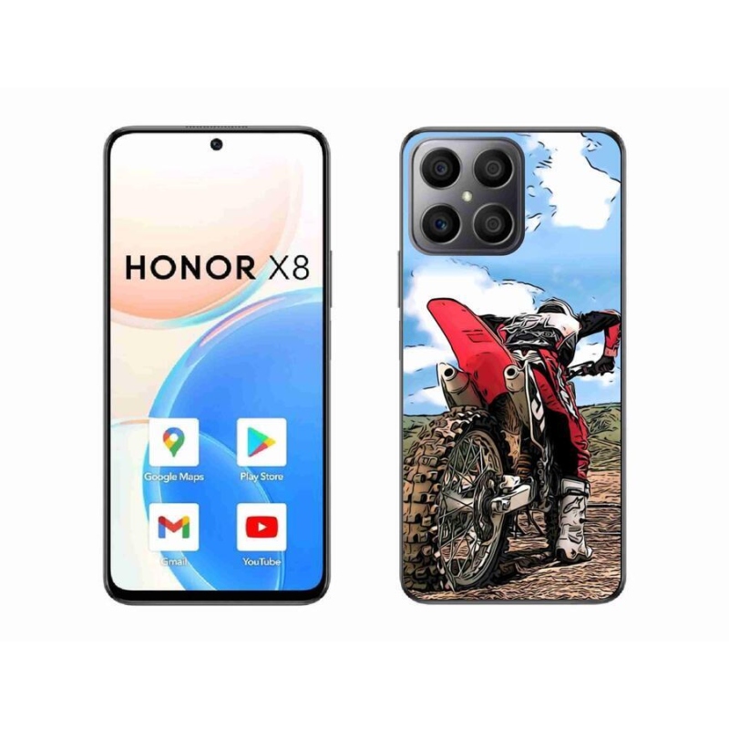 Gélový kryt mmCase na mobil Honor X8 4G - moto