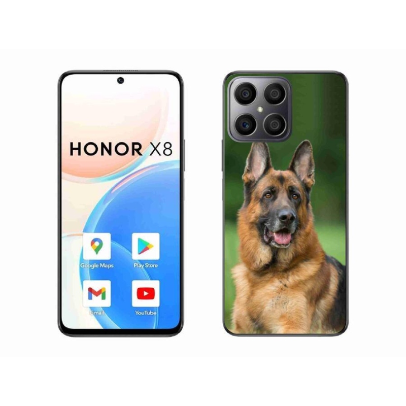 Gélový kryt mmCase na mobil Honor X8 4G - nemecký ovčiak