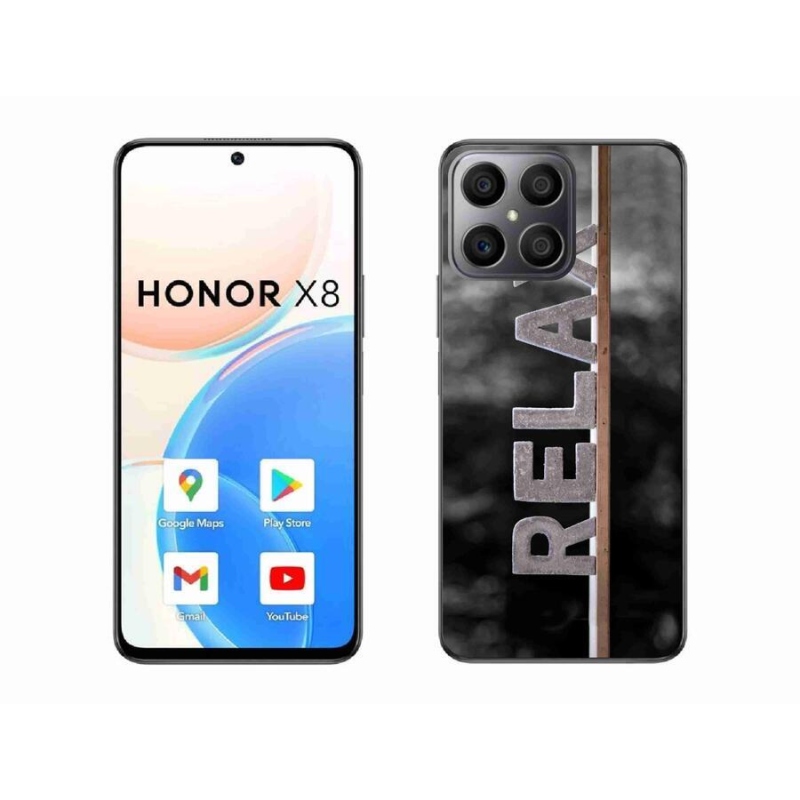 Gélový kryt mmCase na mobil Honor X8 4G - relax 1