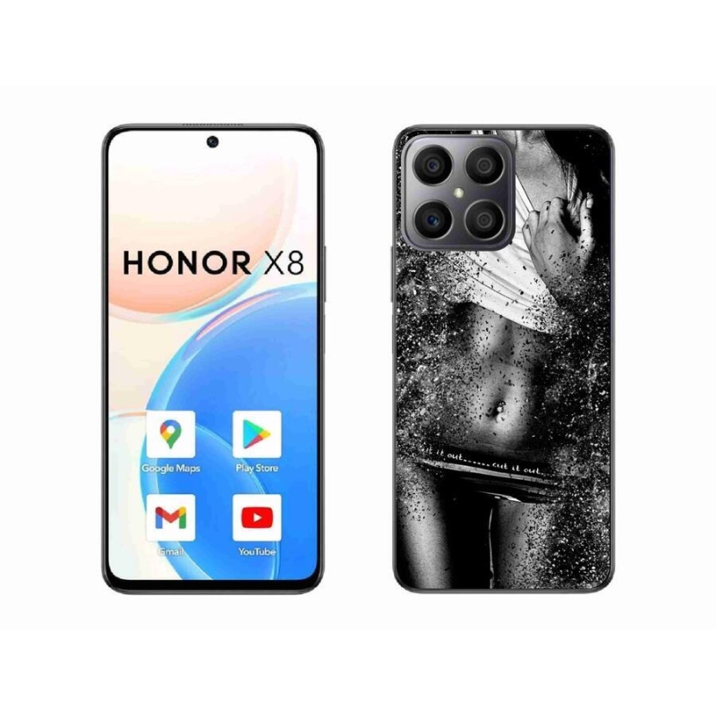 Gélový kryt mmCase na mobil Honor X8 4G - sexy žena 1