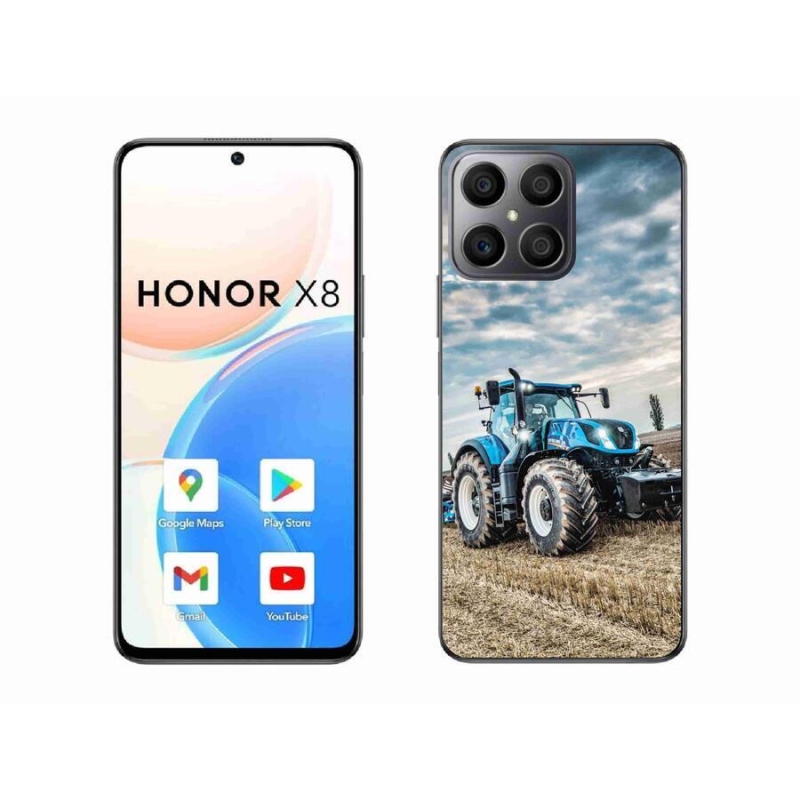 Gélový kryt mmCase na mobil Honor X8 4G - traktor 2