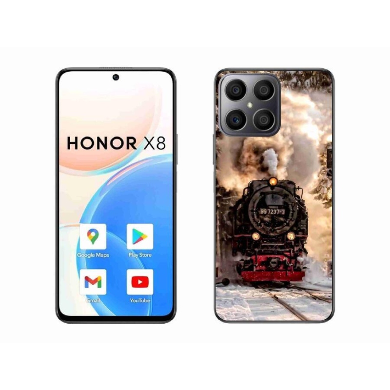 Gélový kryt mmCase na mobil Honor X8 4G - vlak