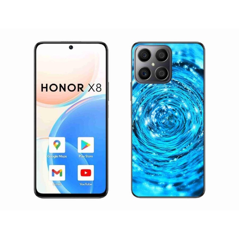 Gélový kryt mmCase na mobil Honor X8 4G - vodný vír