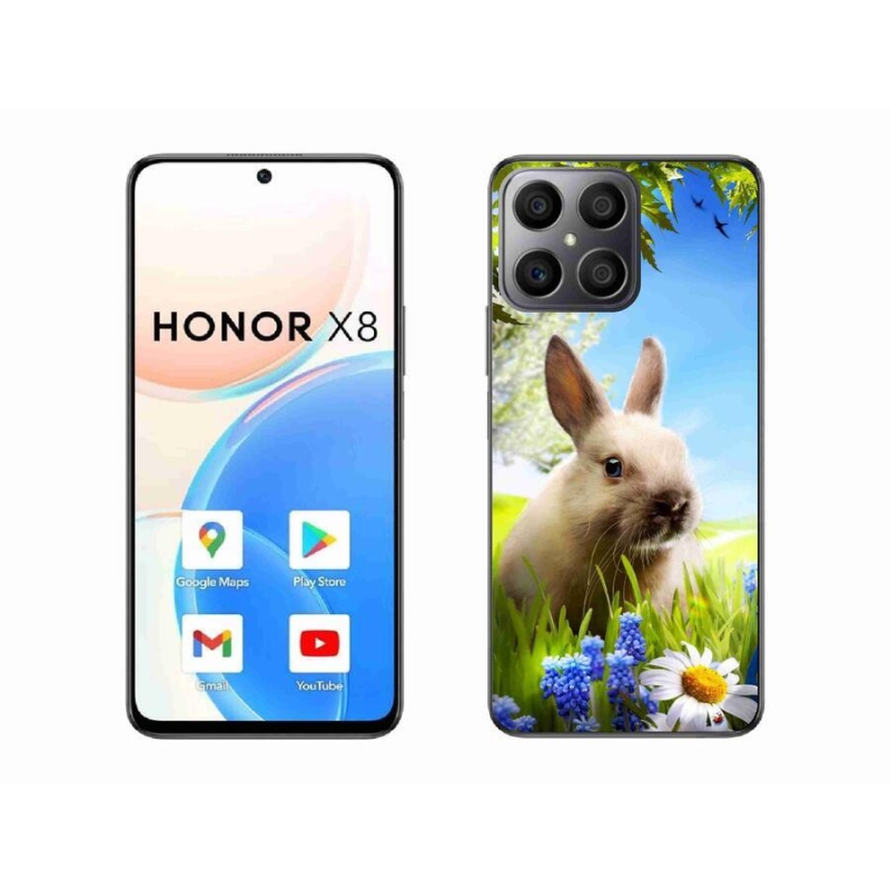 Gélový kryt mmCase na mobil Honor X8 4G - zajačik